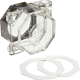 Push Button Lockout Cover, 30.5 Mm Base, Clear