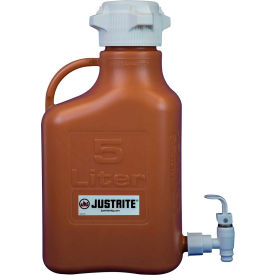 Carboy With Spigot, HDPE, 5-Liter