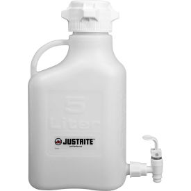 Carboy With Spigot, HDPE, 5-Liter