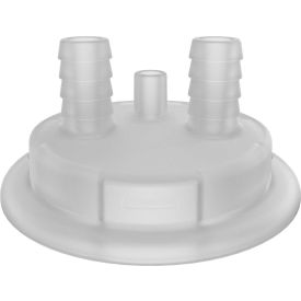 Two 1/2" Hose Barbs and Vent Adapter for Carboy Cap