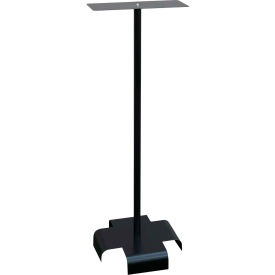 Infection Control Floor Stand, 13"W x 12-1/8"D x 38-5/8"H, Black