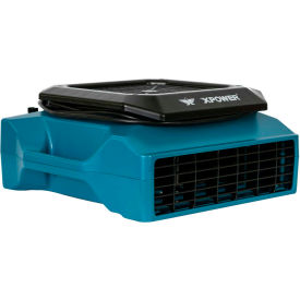 Sealed Motor Low Profile Air Mover With GFCI Power Outlets, 5 Speed, 1/3 HP, 1150 CFM