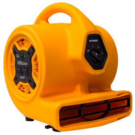 Multi-Purpose Mini Mighty Air Mover With Built-in Power Outlet, 3 Speed, 1/5 HP, 800 CFM