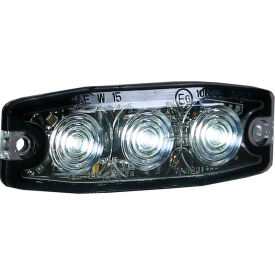 3.4" Clear Surface Rectangular Mount Ultra-Thin Strobe Light With 3 LED - 8892231