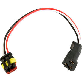 DOT Light Plug 3-Wire AMP-Style Plug With 3-Pin PL-3 Female Plug