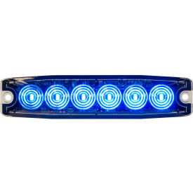 5.14" Blue Surface Mount Ultra-Thin LED Strobe Light