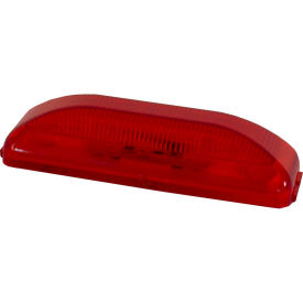 3.75" Red Rectangular Marker/Clearance Light With 2 LED