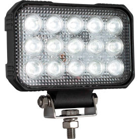 5.9 x 4.8" Clear Rectangular Spot Light With 15 LED