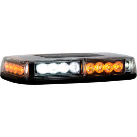 Amber/Clear Rectangular Mini Light Bar With 24 LED - 11 x 6.5 x 2.75 Inch