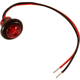 Marker Clearance Lights - 1 LED Red With Stripped Leads