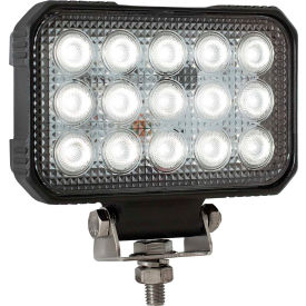 5.9 x 4.8" Clear Rectangular Flood Light With 15 LED