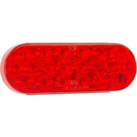 6" Red Oval Stop/Turn/Tail Light With 20 LED