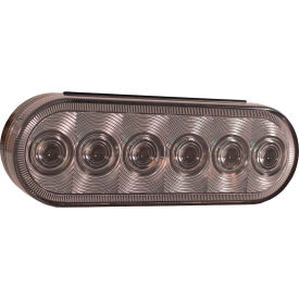 6" Clear Oval Backup Light With 6 LED - 5626356