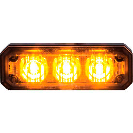 2.5" LED Amber Multi Mount Mini Strobe Light With 3 LED