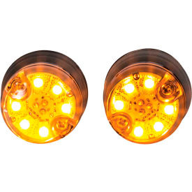 25 Foot Amber Push-On Hidden Strobe Kit With In-Line Flashers and 6 LED - 8891326