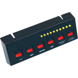 Black Pre-Wired 6-Switch Panel 4-On/Off 2-Momentary - 6391207
