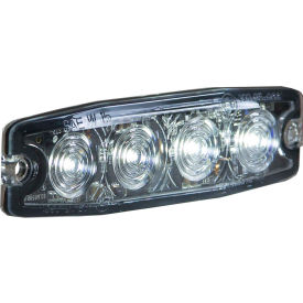 4.4" Clear Surface Mount Ultra-Thin Strobe Light With 4 LED - 8892241