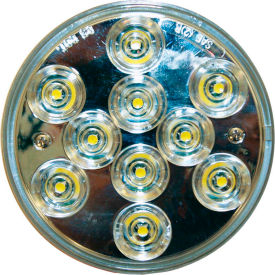 4" Clear Round Backup Light With 10 LED