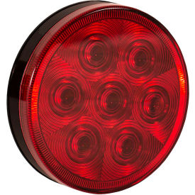 4" Red Round Stop/Turn/Tail Light With 7 LED