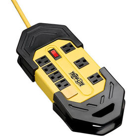 Power Strip with GFCI Plug, 8 Outlets, 15A, 25' Cord