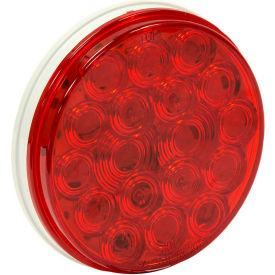 4" Red round Stop/Turn/Tail Light With 18 LED