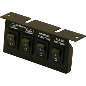 Black 4-Switch Panel 3-On/Off 1-Momentary - 6391204