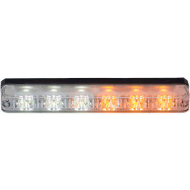 5.19" Amber/Clear Low Profile Strobe for Narrow Grill Spacing With 6 LED