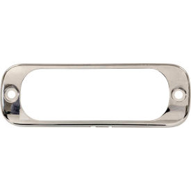 Chrome Bezel For 3.375" Thin Mount Horizontal Strobe Light