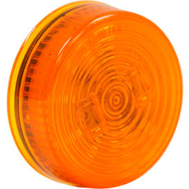 2.5" Amber Round Marker/Clearance Light With 2 LED