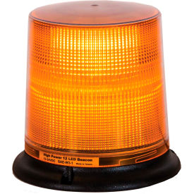 Amber 12 LED Beacon Light With Tall Lens - 6.75" x 6.625" Tall