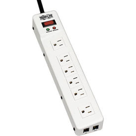 Safety Metal Surge Suppressor, 6 Right-Angle Outlets, 15' Cord, 1340 Joules