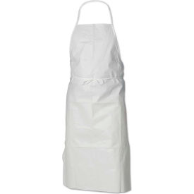 A40 Liquid/Particle Protection Apron, White, 28"W x 40"L, 100/Case