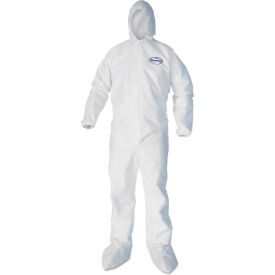 A40 Liquid & Particle Protection Coverall, 3XL, White, 25/Case