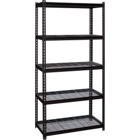 5 Shelf Standard Duty Boltless Shelving Starter 36"W x 18"D x 72"H Wire Deck