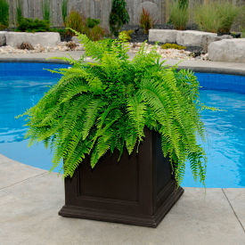 Fairfield 20" x 20" Square Planter, Espresso