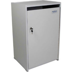 36" Executive Shredder Bin Console - Gray