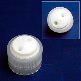 2-Port Cap/Filling Cap with Plugs, For Nalgene Bottles with 38-430 Closure