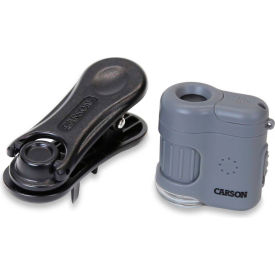 MicroMini Pocket Microscope with Smartphone Adapter Clip
