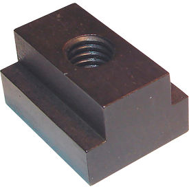 3/8-16 T-Slot Nut - 1/2" Table Slot - 7/8" Base Width - 5/8" Height - Carbon Steel - Black Oxide