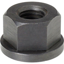 5/8-11 Hex Flange Nut - 1-1/16" Hex - 1-3/8" Flange Dia. - 13/16" Height - Steel - Black Ox.