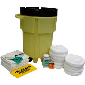 95 Gallon Wheeled SpillPack Spill Kit, Oil Only, Yellow