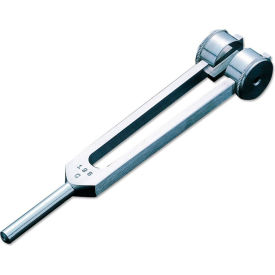 Satin Aluminum Tuning Fork With Fixed Weight, 128 cps.