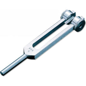 Tuning Fork with Fixed Weight, 256 cps, Satin Aluminum
