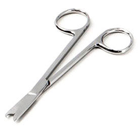 Suture Removal Scissors, 5-1/2"L, Stainless Steel