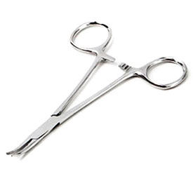 Crile Hemostatic Forceps, Curved, 5-1/2"L, Stainless Steel
