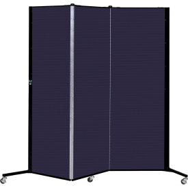 Healthflex Portable Medical Privacy Screen, 3-Panel, Navy