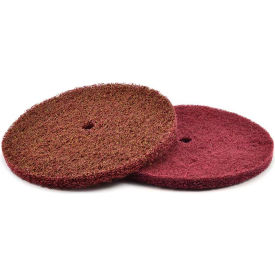 S Cond HS Satin Disc 1/2" Hole 6" Aluminum Oxide Medium