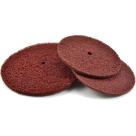Superior Abrasives 25913 S Cond HD Satin Disc 1/2" Hole 6" Aluminum Oxide Medium