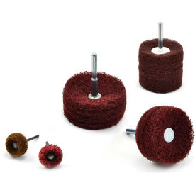 40435 Satin Disc Wheel 1/8" Mandrel 1" Aluminum Oxide Fine