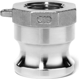 3/4" 316 Stainless Steel Type A Adapter with Threaded NPT Female End